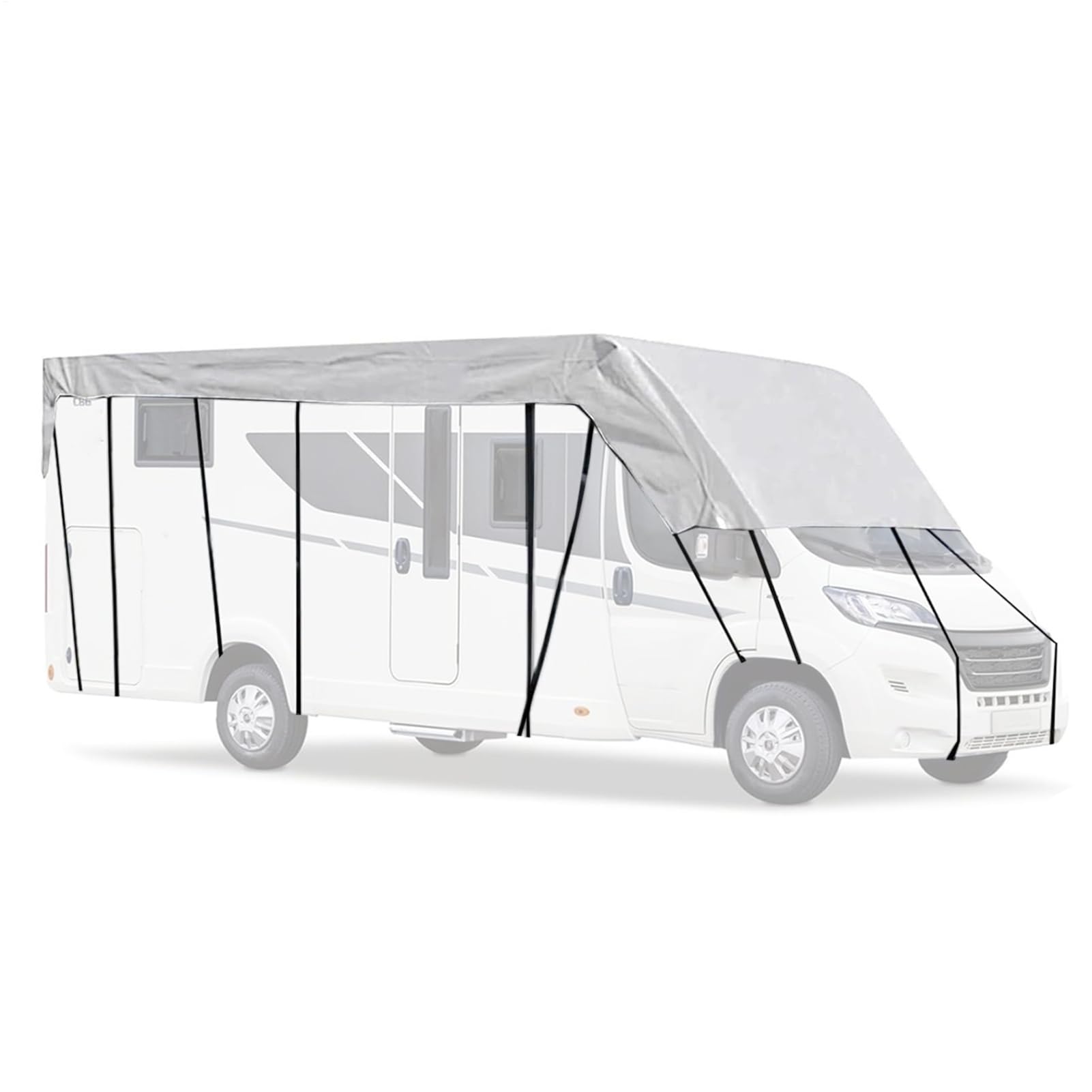 Rv Roof Cover, Caravan Roofs Cover, 196.8x118 Inches Reusable Sunshade Shield, Heavy-Duty Weather Protection, Foldable Portable Design for Motorhome Truck Bus Outdoor Use Rv Roof Cover, Caravan Roofs Cover, 196.8x118 Inches Reusable Sunshade Shield, Heavy-Duty Weather Protection, Foldable Portable Design for Motorhome Truck Bus Outdoor Use von Bsbkoj