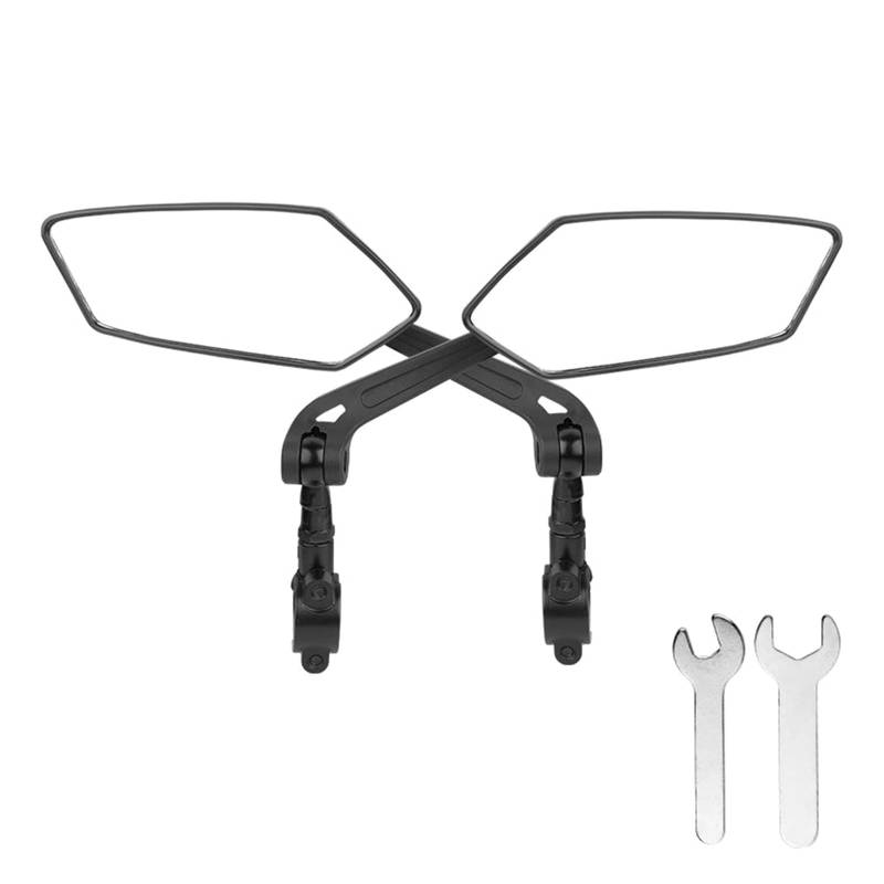 Btgghytr 1 Paar drehbarer Reflektor Fahrrad Lenker montiert Rückspiegel Radfahren Reflektor Mountainbike Rennrad von Btgghytr