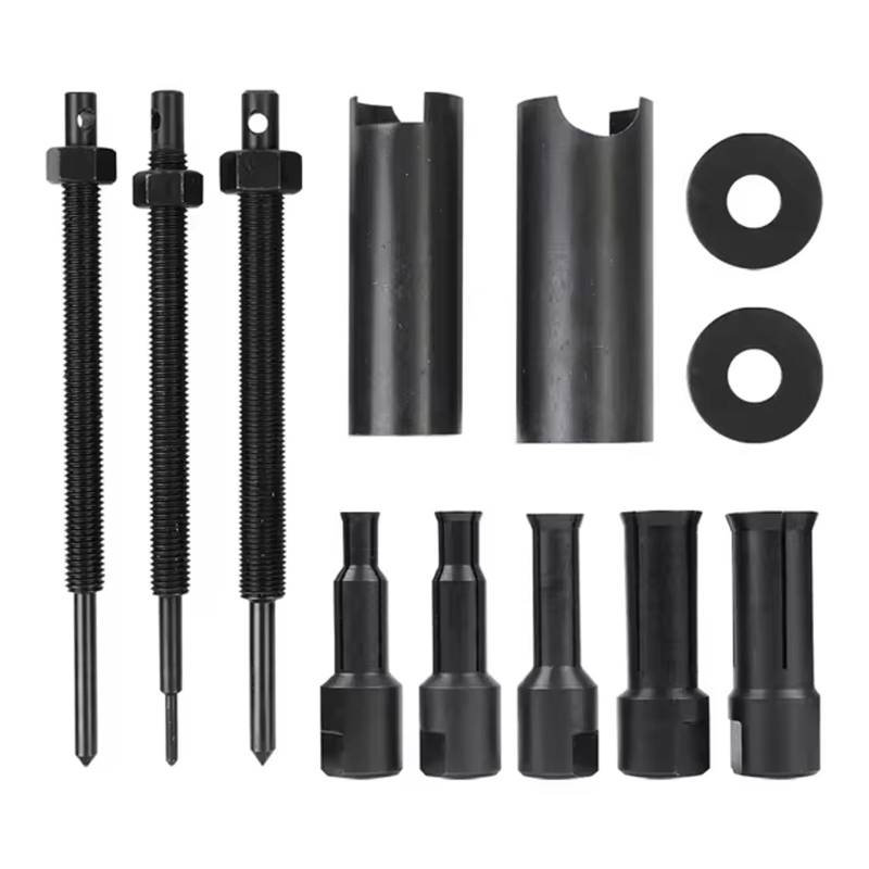 Btgghytr 12-teiliges Motorrad-Innenlager-Abzieher-Set, Karbonstahl, Motorradlager-Entfernungswerkzeug, Upgrades für einfache Wartung von Btgghytr