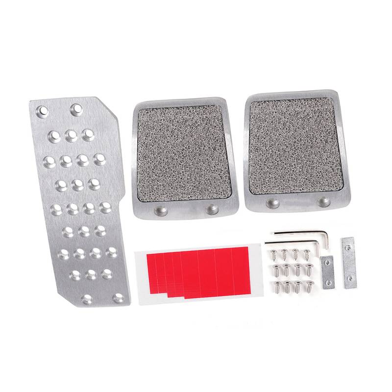 Btgghytr Getriebe Aluminium Auto Pedal Fußstütze Beschleuniger Fußteil Drosselklappe Bremskupplungen für mehr Fahrkomfort von Btgghytr
