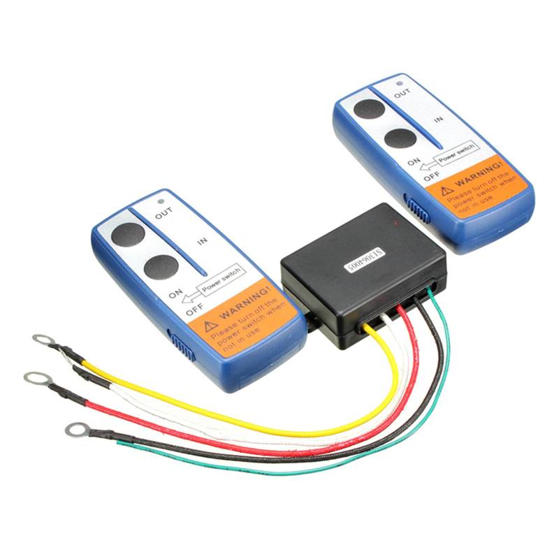 Btgghytr Hohe Kompatibilität Elektrische Seilwinden Fernbedienungssysteme Geeignet für Anker, Garagen, Outdoor-Aktivitäten von Btgghytr