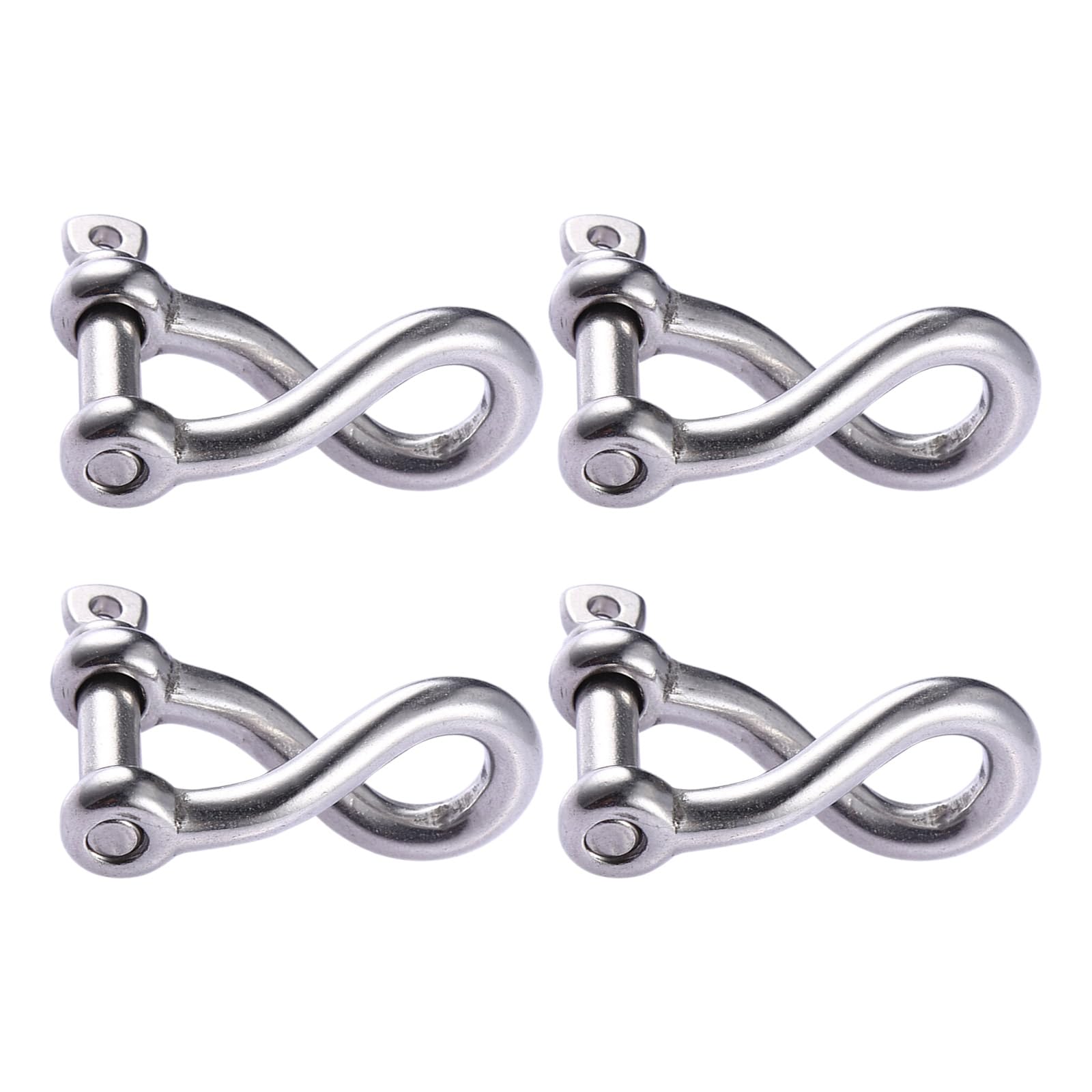 Btgghytr Robuster Kettenschäkel, Edelstahl, Hebelastung, Bolzen, Anker, Bögen, Marineringe, Schäkel, 6 mm Btgghytr Robuster Kettenschäkel, Edelstahl, Hebelastung, Bolzen, Anker, Bögen, Marineringe, Schäkel, 6 mm von Btgghytr