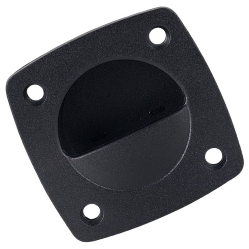 Btgghytr Schwarz beschichtete Marine-Luken Zuggriff bündig Luken Griff Wartungsteil Schnelle Installation für Yacht & Einsatz von Btgghytr