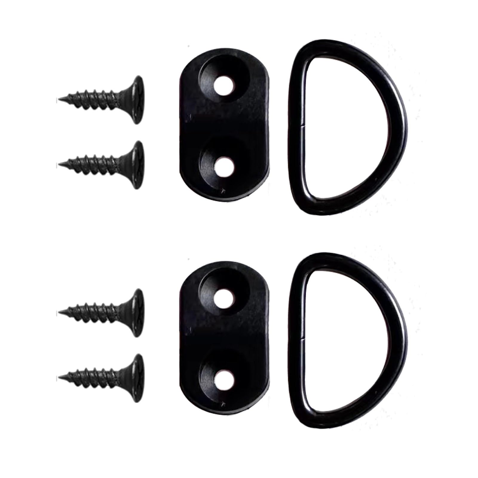 Btgghytr Set mit 2 robusten Gepäcknetz-Haken, stabile Gepäcknetzbefestigungen, schnelle Installation, entworfen für einfache Installation Btgghytr Set mit 2 robusten Gepäcknetz-Haken, stabile Gepäcknetzbefestigungen, schnelle Installation, entworfen für einfache Installation von Btgghytr