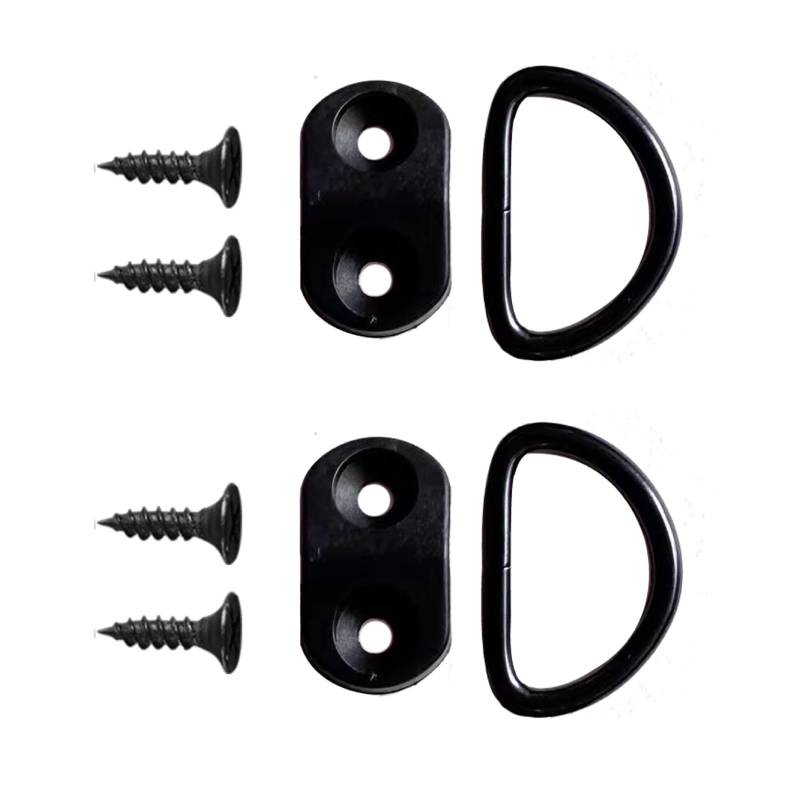 Btgghytr Set mit 2 robusten Gepäcknetz-Haken, stabile Gepäcknetzbefestigungen, schnelle Installation, entworfen für einfache Installation von Btgghytr