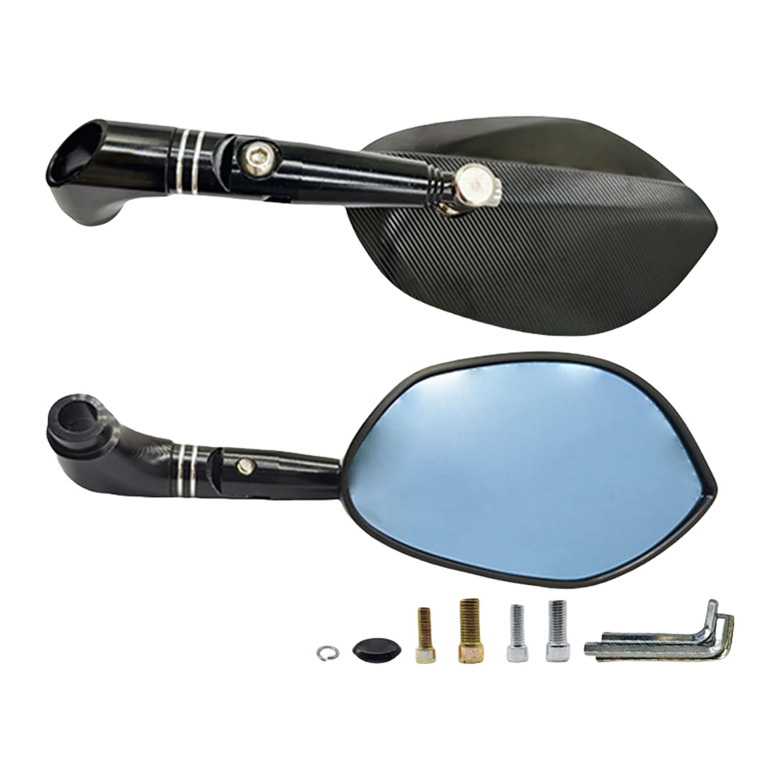 Verstellbares Motorrad-Rückglas mit Ahornblatt-Designs, Motorrad-Seitenglas für personalisiertes Fahren Verstellbares Motorrad-Rückglas mit Ahornblatt-Designs, Motorrad-Seitenglas für personalisiertes Fahren von Btgghytr