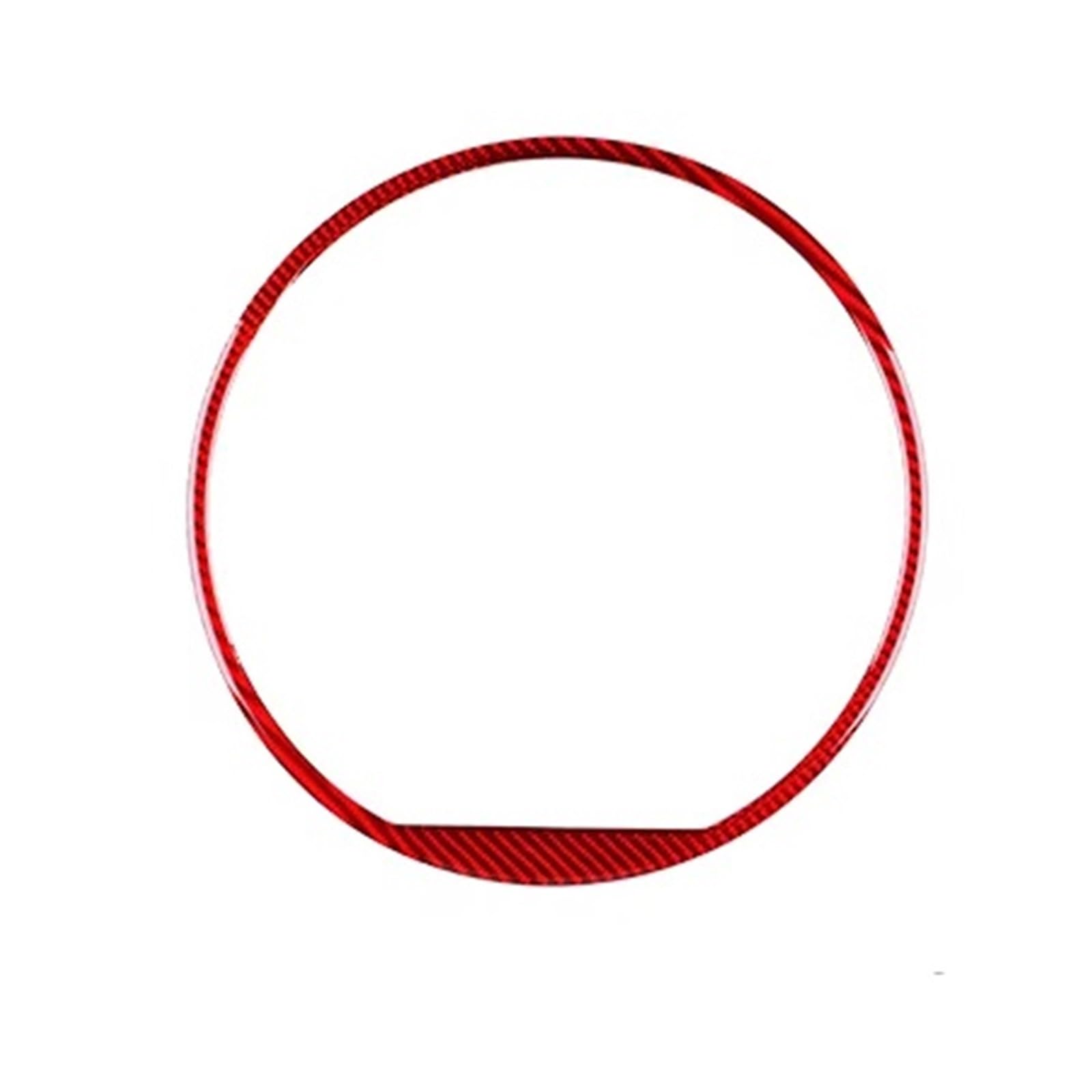 Auto Interieur Panel Trim Carbon Faser Abdeckung Auto Zentrale Steuerung Navigation Schutz Zubehör Für Mini U25 F65 F66 F67 Für Cooper SE SE J01 J05 EV 2024 Auto Innenraum Zubehör(Red,B) von Btnuahq