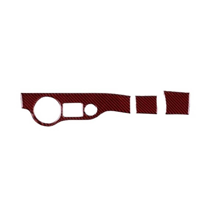Auto Interieur Panel Trim Carbon Fiber Scheinwerfer Schalter Co-pilot Lagerung Box Schmücken Aufkleber Für Dodge Für Charger 2015 2016 2017 2018 2019 2020 2021 2022 2023 Auto Innenraum Zubehör(Headlig von Btnuahq