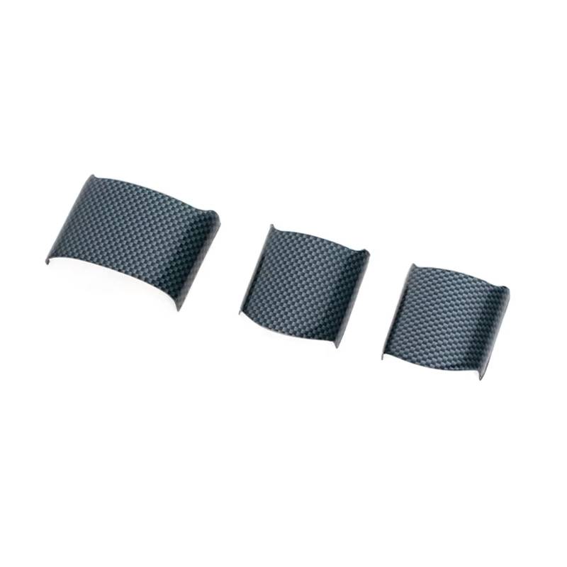 Auto Interieur Panel Trim Für VW Für Käfer 2003 2004 2005 2006 2007 2008 2009 2010 2011 ABS Kohlefaser 3-teilige Auto-Innenlenkradabdeckung Zierleisten Auto-Styling Auto Innenraum Zubehör(B) von Btnuahq