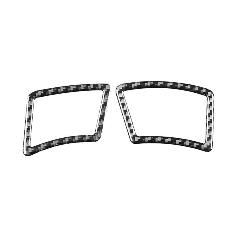 Auto Interieur Panel Trim Zubehör Carbon Fiber Interior Auto Armaturenbrett Panel Air Outlet Trim Rahmen Abdeckung Aufkleber Für 5 Series E60 2004 2005 2006-2008 2009 2010 Auto Innenraum Zubehör(Black von Btnuahq