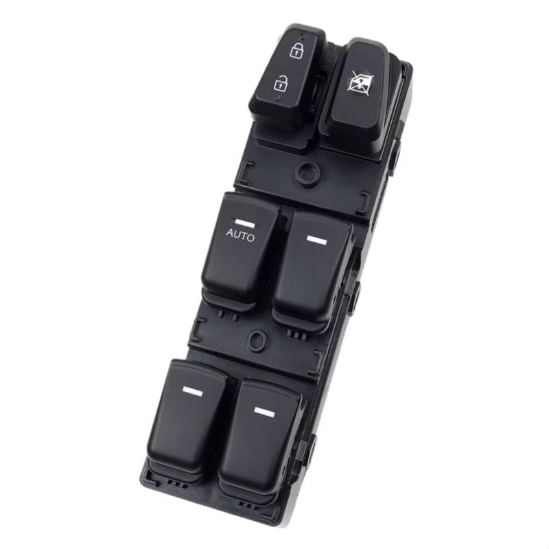 Fensterheberschalter Für Hyundai Für Sonata 2011 2012 2013 2014 Electric Power Fenster Master Control Schalter Konsole Taste 93570-3S000 93570-3S000RY Electric Power Fensterheber(Black 1) von Btnuahq