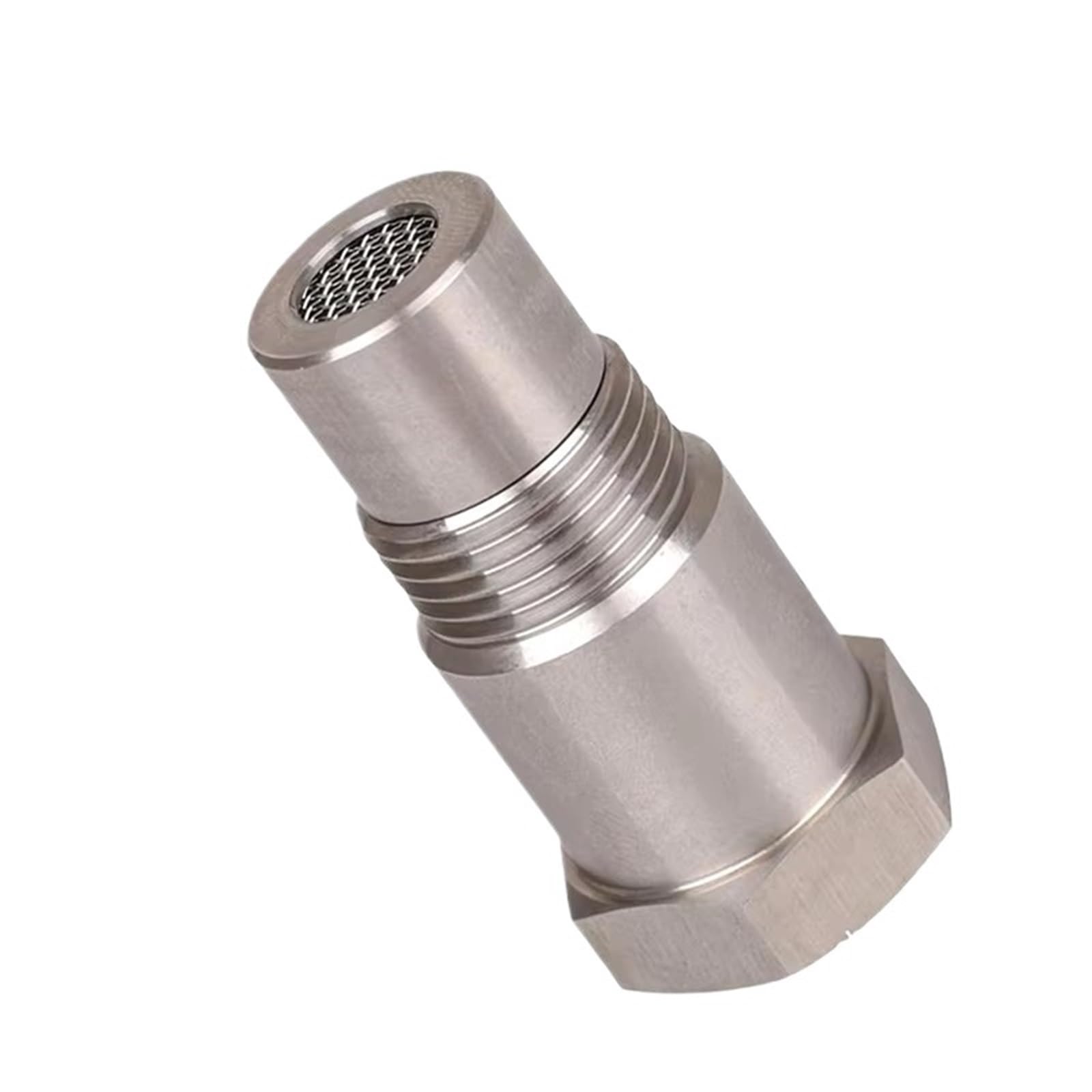 Lambdasensor Für Automobil 46,5 * 16,0 * 16,9 MM Silber Edelstahl Langlebig Auto Zubehör 1 Stück Kleine Sauerstoff Katalysator Sensor M18X1.5 Lambdasonde Regelsonde von Btnuahq