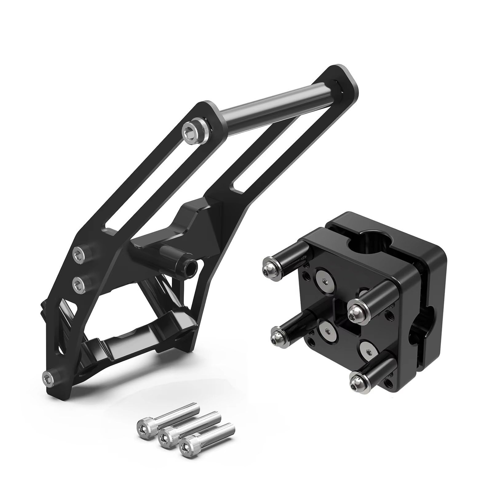 Navigationshalterung Einstellbare 12 MM Bar Navigation GPS Halterung 12 MM GPS Halter Bar Clamp Für Ducati 2022-2023 2024 Für DesertX Für Wüste X Telefonständerhalter GPS(Set) von Btnuahq