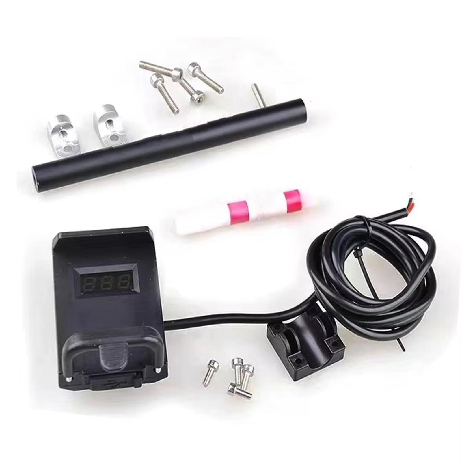 Navigationshalterung FÜR 650MT 650 MT MT650 MT650 Motorrad Stoßfest Mit Spannung Handy Halter USB GPS Navigation Halterung Telefonständerhalter GPS(1set) von Btnuahq