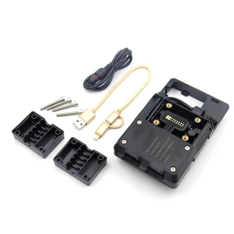 Navigationshalterung FÜR F900R F900XR F 900 R XR 12mm Navigation Halterung GPS Halterung Gerät Träger FÜR SMART Phone Adapt Halter USB Telefon Lade Telefonständerhalter GPS(USB Phone Clip) von Btnuahq