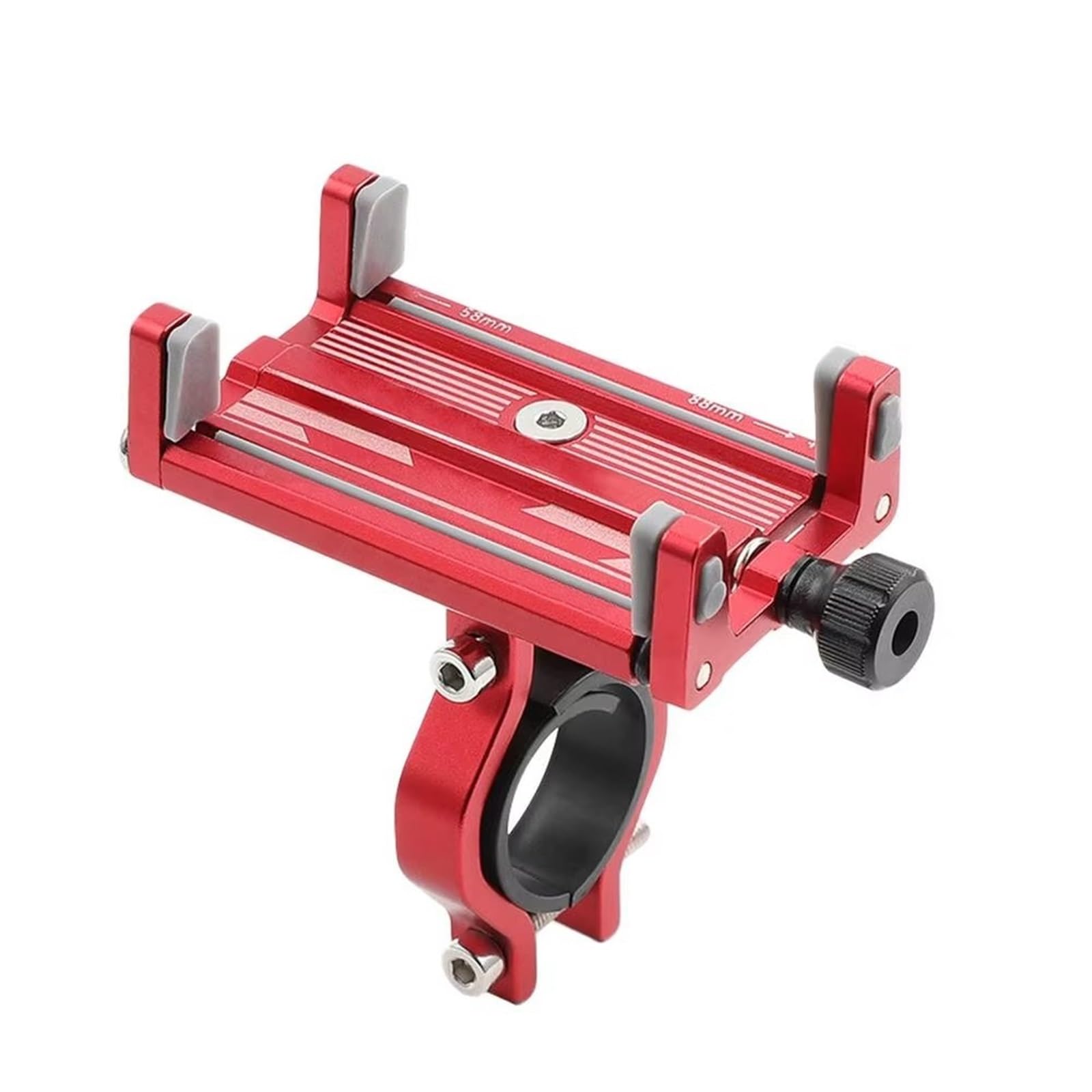 Navigationshalterung Fahrrad Halterung Handy Ständer Radfahren Zubehör Fahrrad Roller Aluminium Legierung Handy Halter Berg Telefonständerhalter GPS(Red) von Btnuahq