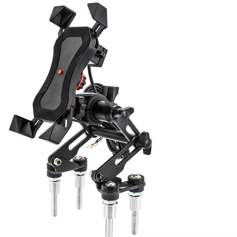 Navigationshalterung Für F700GS F800GS F650GS G650X F800R Motorrad Einstellbare Verlängern Telefon Navigation Halterung GPS Platte Telefon Ständer Halter Telefonständerhalter GPS(with USB Set B) von Btnuahq
