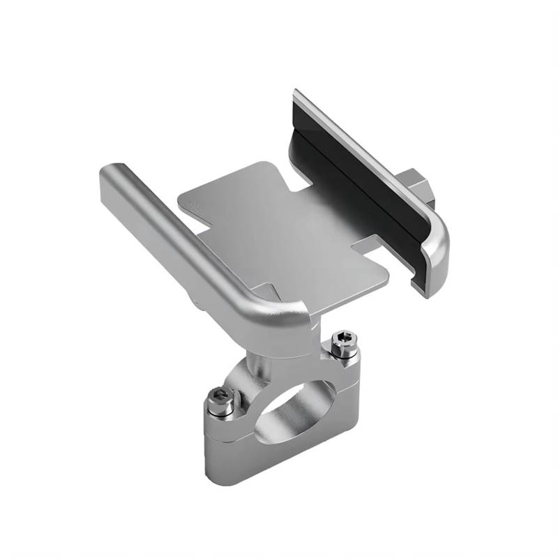 Navigationshalterung Für Transalp XL 750 2023 Zubehör XL750 XL700V XL600V XL650V 600 650 700 V Motorrad Telefon Halter Aluminium Legierung Stehen Telefonständerhalter GPS(Handlebar Silver) von Btnuahq