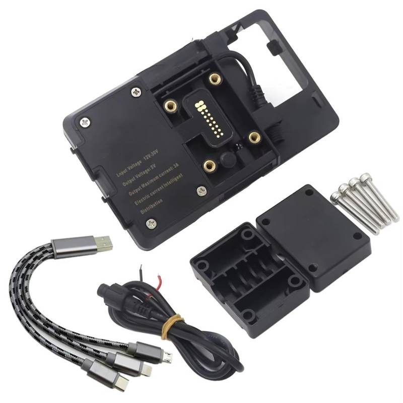Navigationshalterung Für Xmax 300 Für XMAX300 X Für MAX 300 Motorrad Vorne Telefon Ständer Halter Smartphone Telefon GPS Navigaton Platte Halterung SCHWARZ Telefonständerhalter GPS(B) von Btnuahq