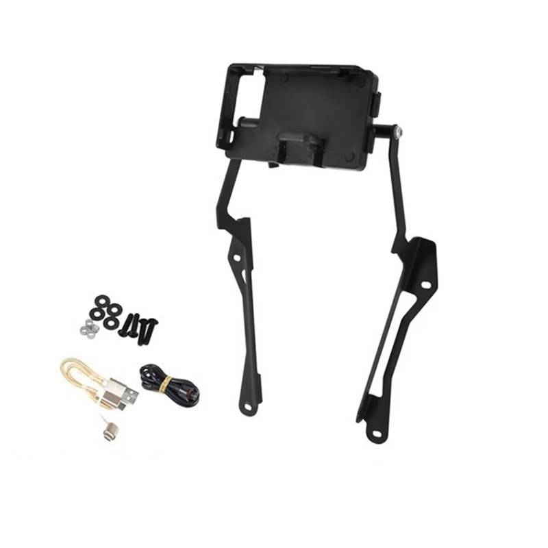 Navigationshalterung GPS Navigation Halterung Motorrad Smartphone Ständer Handy USB Lade Halter Für Tiger1200 Für Tiger 1200 GT Für Explorer 2022 Telefonständerhalter GPS(E) von Btnuahq