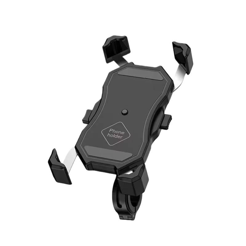 Navigationshalterung Halterung Schnelles Kabelloses Laden Schnelles USB Ladegerät Moto Motorrad Spiegelständer Unterstützung Für Handy Lenkerhalterung Motorrad-Telefon Telefonständerhalter GPS(M11C Wi von Btnuahq