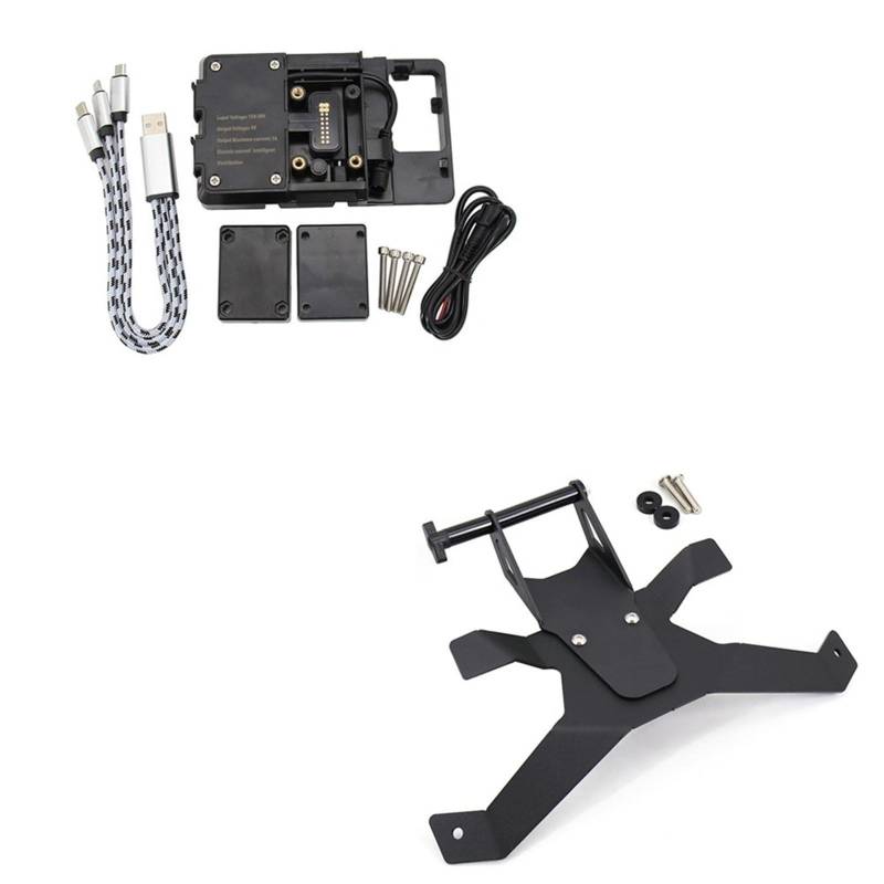 Navigationshalterung Montieren Telefon Navigation Halterung USB Für Ladegerät Halter Stehen Motorrad Für R1250RS R 1250 RS GPS Telefonständerhalter GPS(C) von Btnuahq