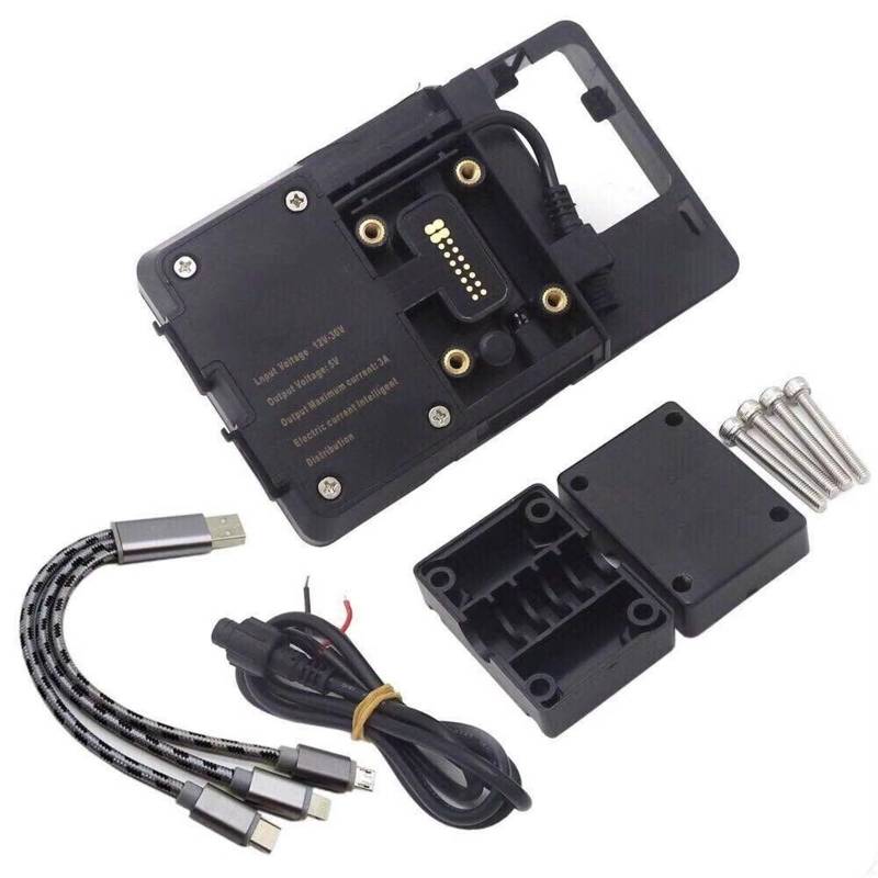 Navigationshalterung Motorrad Für SMART Phone Navigation Platte Halterung Anzupassen Halter Kit GPS Zubehör Halterung Für Tiger 800 XCX XRX 2015 2016 2017 Telefonständerhalter GPS(A) von Btnuahq