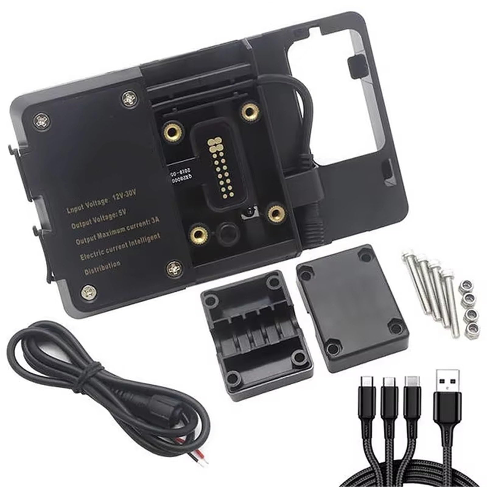 Navigationshalterung Motorrad GPS FÜR Smartphone Navigation GPS Platte Halterung Anzupassen Halter Kit Für Benelli Für TRK502 Für TRK 520X Für TRK502 X Telefonständerhalter GPS(C Adaptor 12mm) von Btnuahq