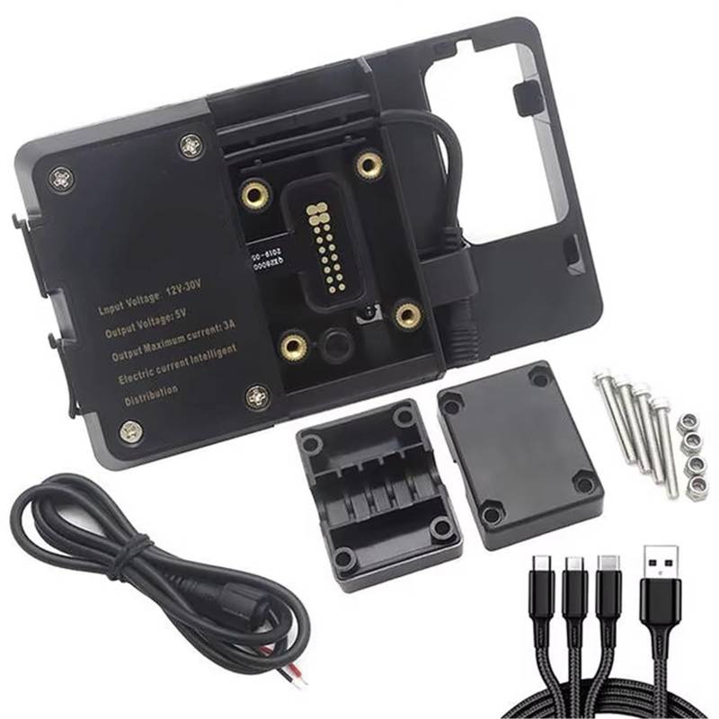 Navigationshalterung Motorrad GPS FÜR Smartphone Navigation GPS Platte Halterung Anzupassen Halter Kit Für Benelli Für TRK502 Für TRK 520X Für TRK502 X Telefonständerhalter GPS(C Adaptor 12mm) von Btnuahq