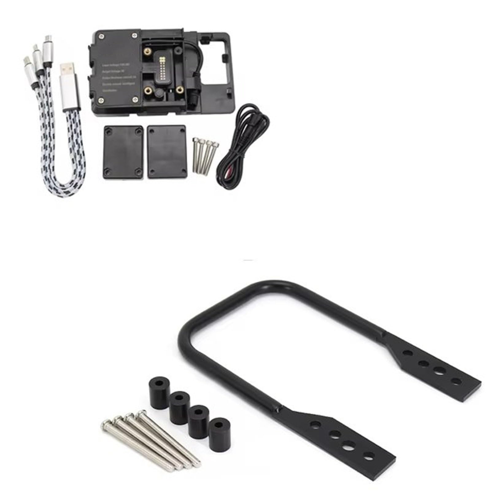 Navigationshalterung Motorrad GPS Navigation Halterung USB Lade Für Smartphone Halter Moto Zubehör Für F 900 XR F900XR F900xr F 900 Xr Telefonständerhalter GPS(BC) von Btnuahq