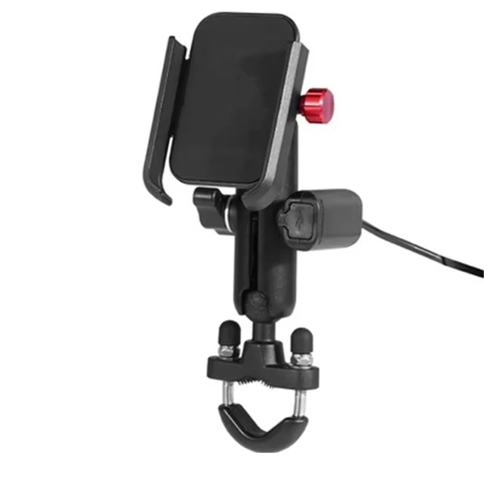 Navigationshalterung Motorradfahrrad Mobilfunkhalter Mit USB Für Ladegerät Moto Rückfahrzeugspiegel Mobiltelefonständerinhalter Universal 12-24V Aluminium-Lenker Telefonständerhalter GPS(Handlebar Cha Navigationshalterung Motorradfahrrad Mobilfunkhalter Mit USB Für Ladegerät Moto Rückfahrzeugspiegel Mobiltelefonständerinhalter Universal 12-24V Aluminium-Lenker Telefonständerhalter GPS(Handlebar Cha von Btnuahq