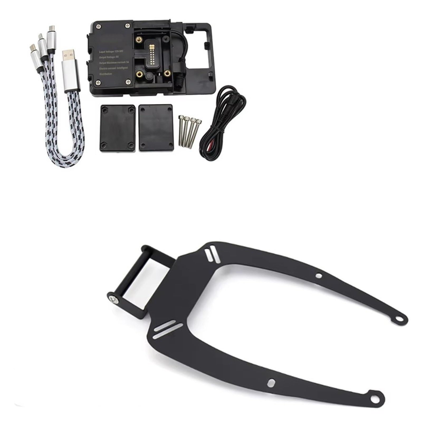 Navigationshalterung Motorradteile Für N-MAX Für NMAX 125 155 Navigationshalterung Halter GPS-Telefonständer 2015 2016 2017 2018 2019 2020 Telefonständerhalter GPS(D) von Btnuahq