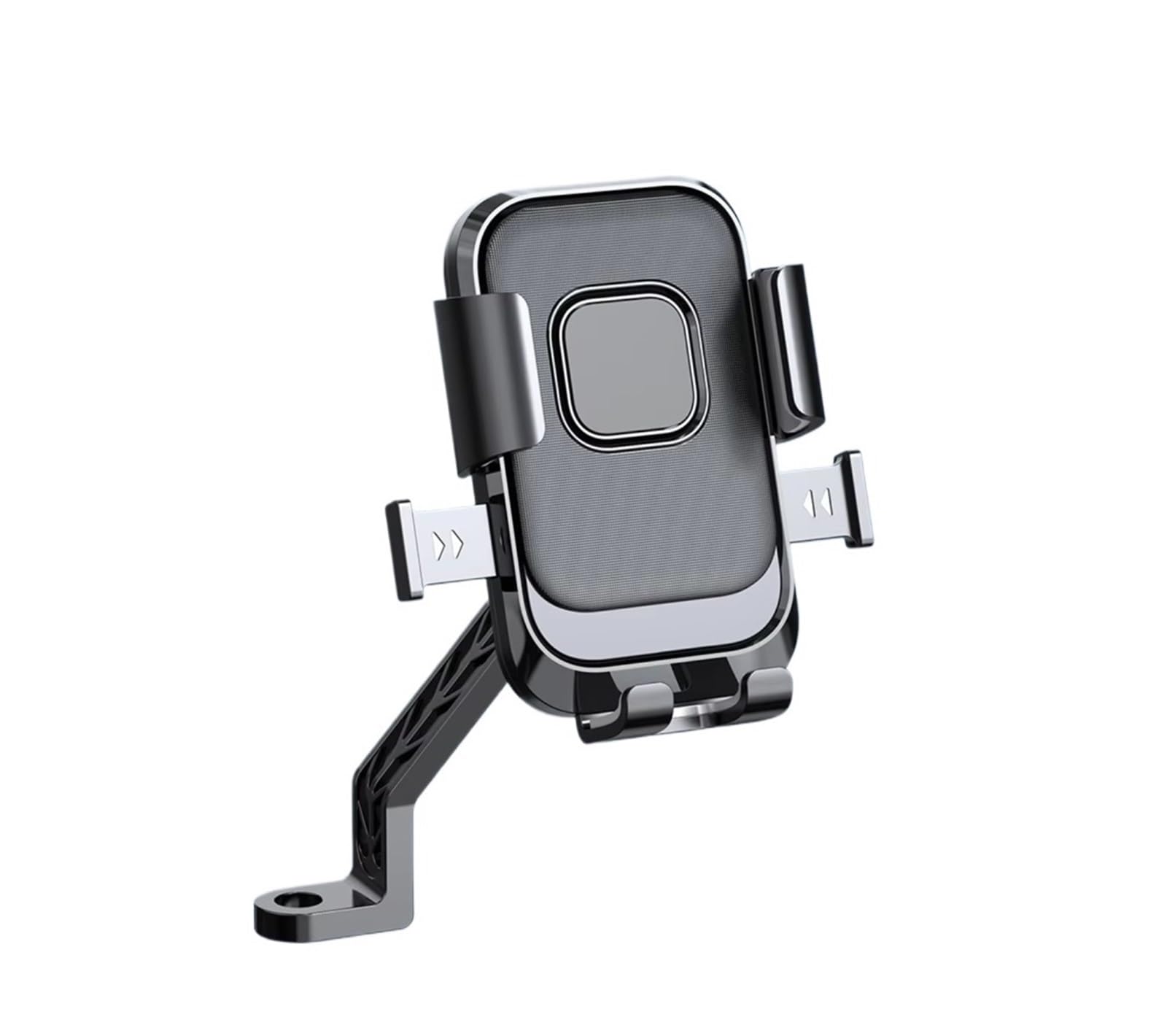 Navigationshalterung Motorräder Fahrräder Telefon Halter Freie Rotation Handy-Navigation Halterung Für Reiten Stoßfest Telefonständerhalter GPS(Black) von Btnuahq