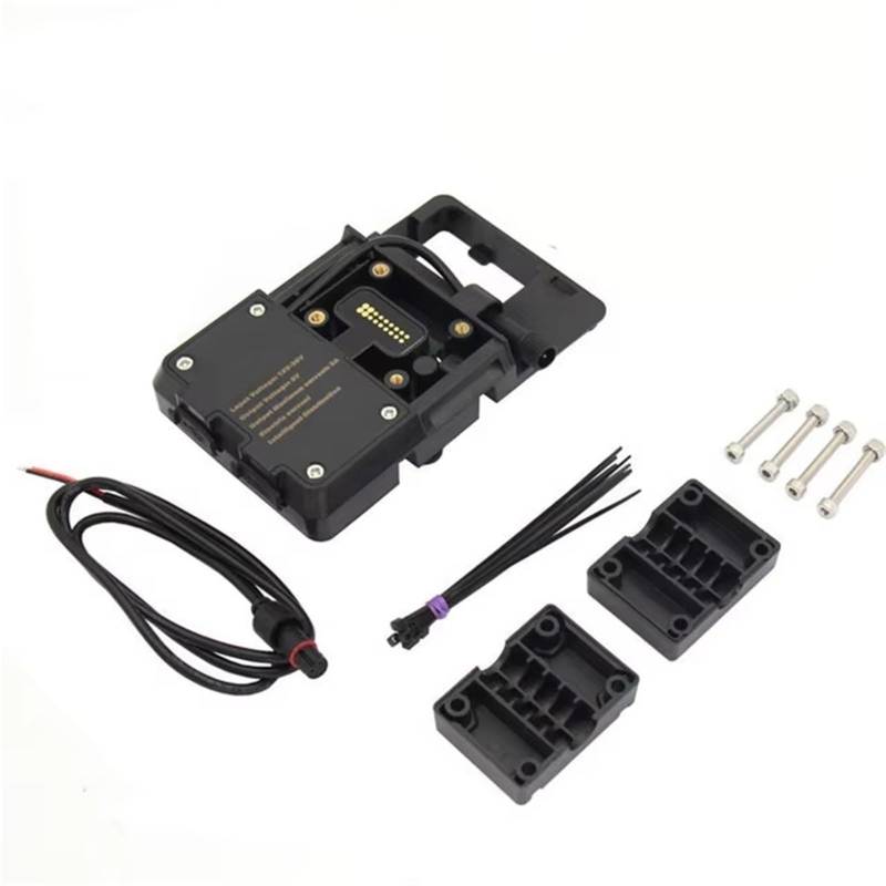 Navigationshalterung Universal F750 GS F7850 GS Halterung Handy-Navigationshalterung Motorradhalterung Passend Für F750gs F850gs Telefonständerhalter GPS(Wired Charging) von Btnuahq