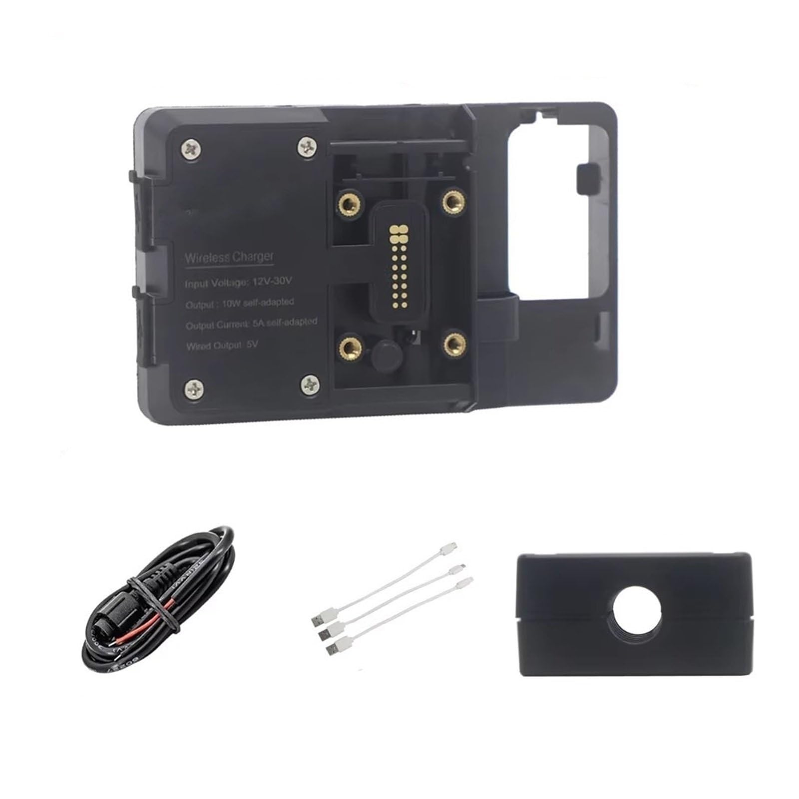 Navigationshalterung Wireless Für Ladegerät Schnelle Lade Handy-Navigation Halterung Für R1250GS R1200GS Für ADV S1000XR F650GS F850GS F900R R1200RS Telefonständerhalter GPS(Wireless 12mm Clip) von Btnuahq