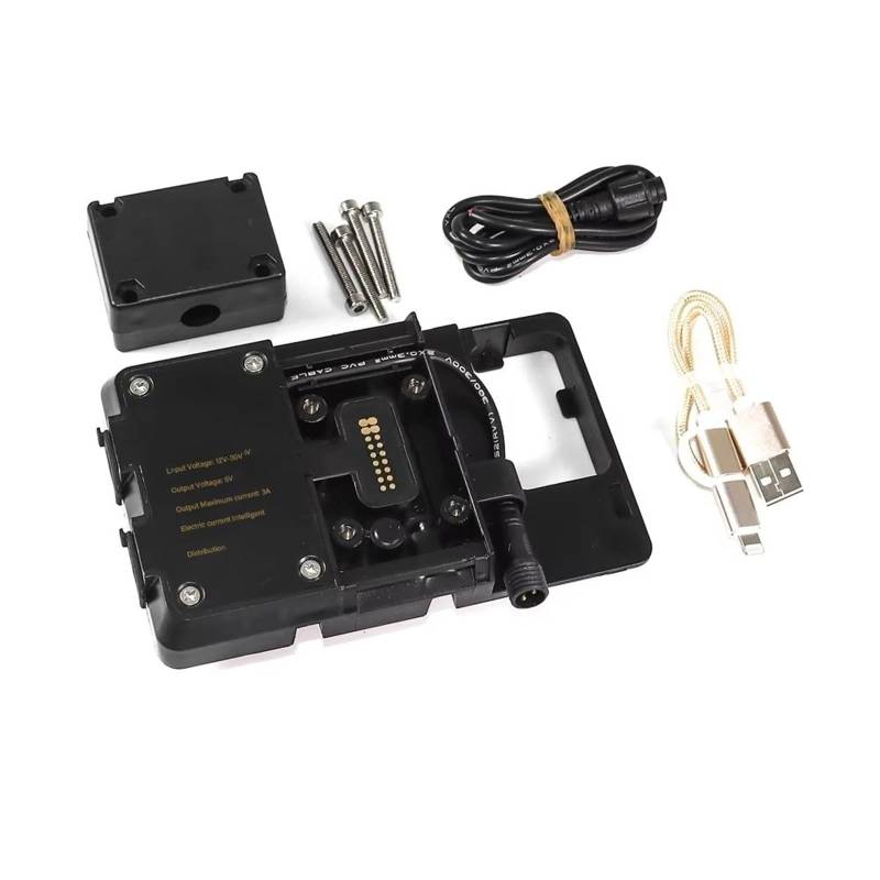 Navigationshalterung Zubehör Wireless USB Handy Lade Halter GPS Navigation Halterung Für Tiger 1200 GT Für Explorer Für Rally Für Explorer 2022 Telefonständerhalter GPS(C) von Btnuahq