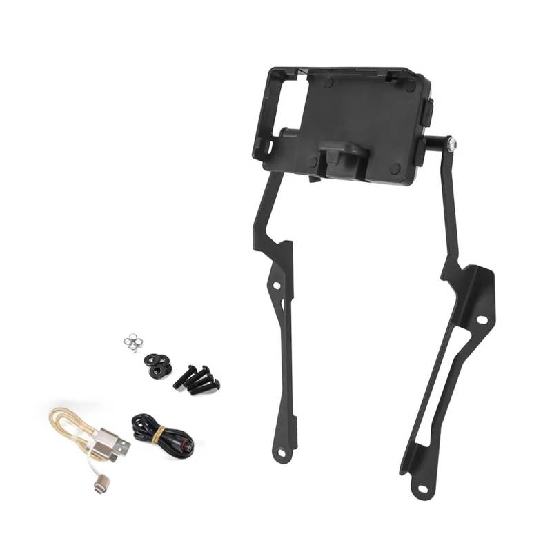 Navigationshalterung Zubehör Wireless USB Handy Lade Halter GPS Navigation Halterung Für Tiger 1200 GT Für Explorer Für Rally Für Explorer 2022 Telefonständerhalter GPS(F) von Btnuahq