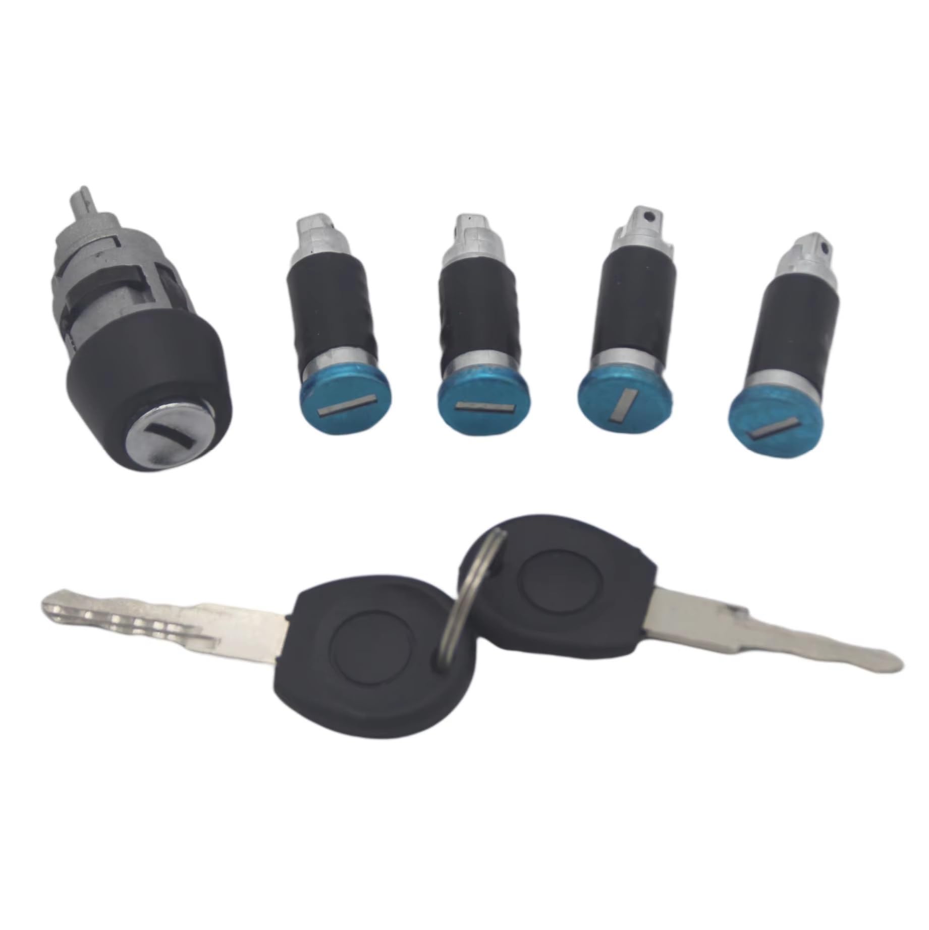 Türschloss Stellmotor FÜR VW FÜR Transporter FÜR CARAVELLE T4 1990-2003 1991 1992 1993 1994 1995 1996 1997 1998 1999 2000 2001 2002 TÜRSCHLOSS Barrel Set Türverriegelungsaktuator(T4-Set) von Btnuahq