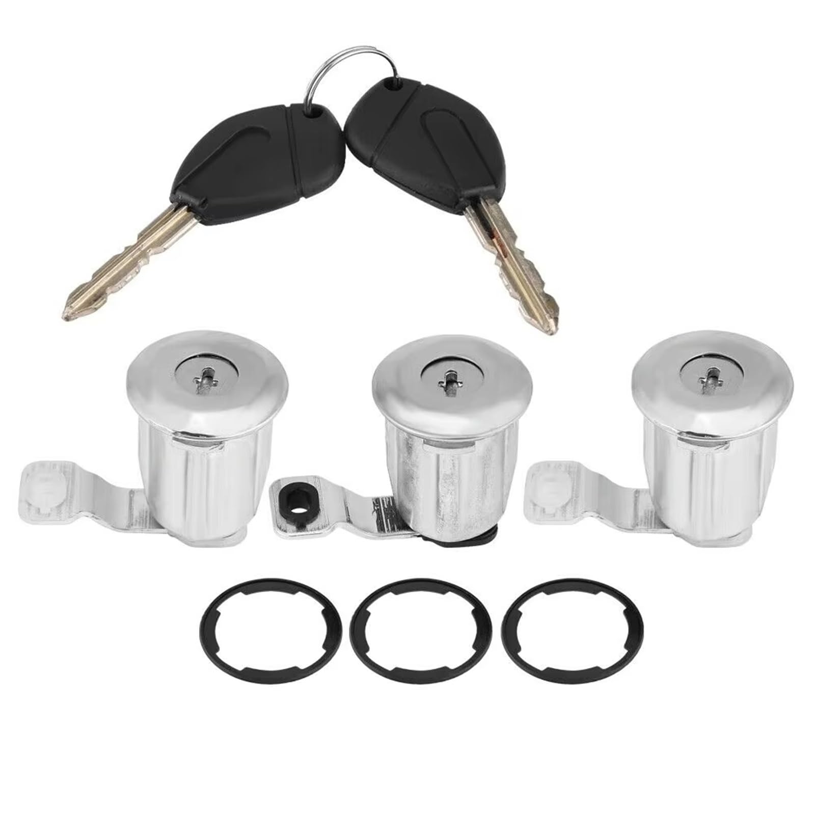 Türschloss Stellmotor Für Citroen Für Partner Für Berlingo Für Xsara Für Picasso 1996-2007 96244156 9170G 3 252522 Barrel Türschloss Zylinder Set Mit 2Schlüssel Türverriegelungsaktuator(A) von Btnuahq
