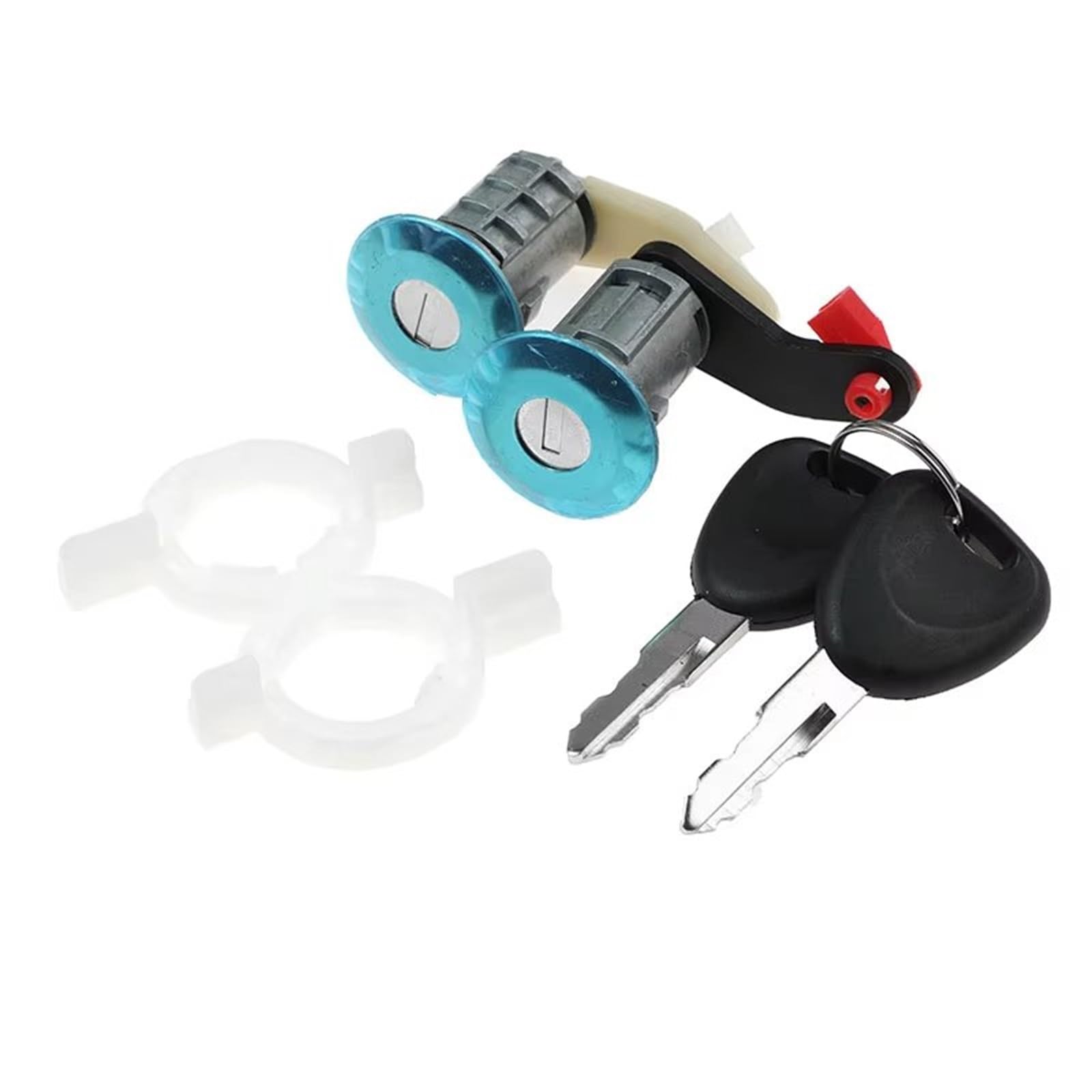 Türschloss Stellmotor Für Master 1998-2016 Vorne Links Rechts Zink-Legierung Auto Türschloss Barrel Zylinder Mit 2 Schlüssel 7701470945 7701470944 Türverriegelungsaktuator(4 Piece) von Btnuahq