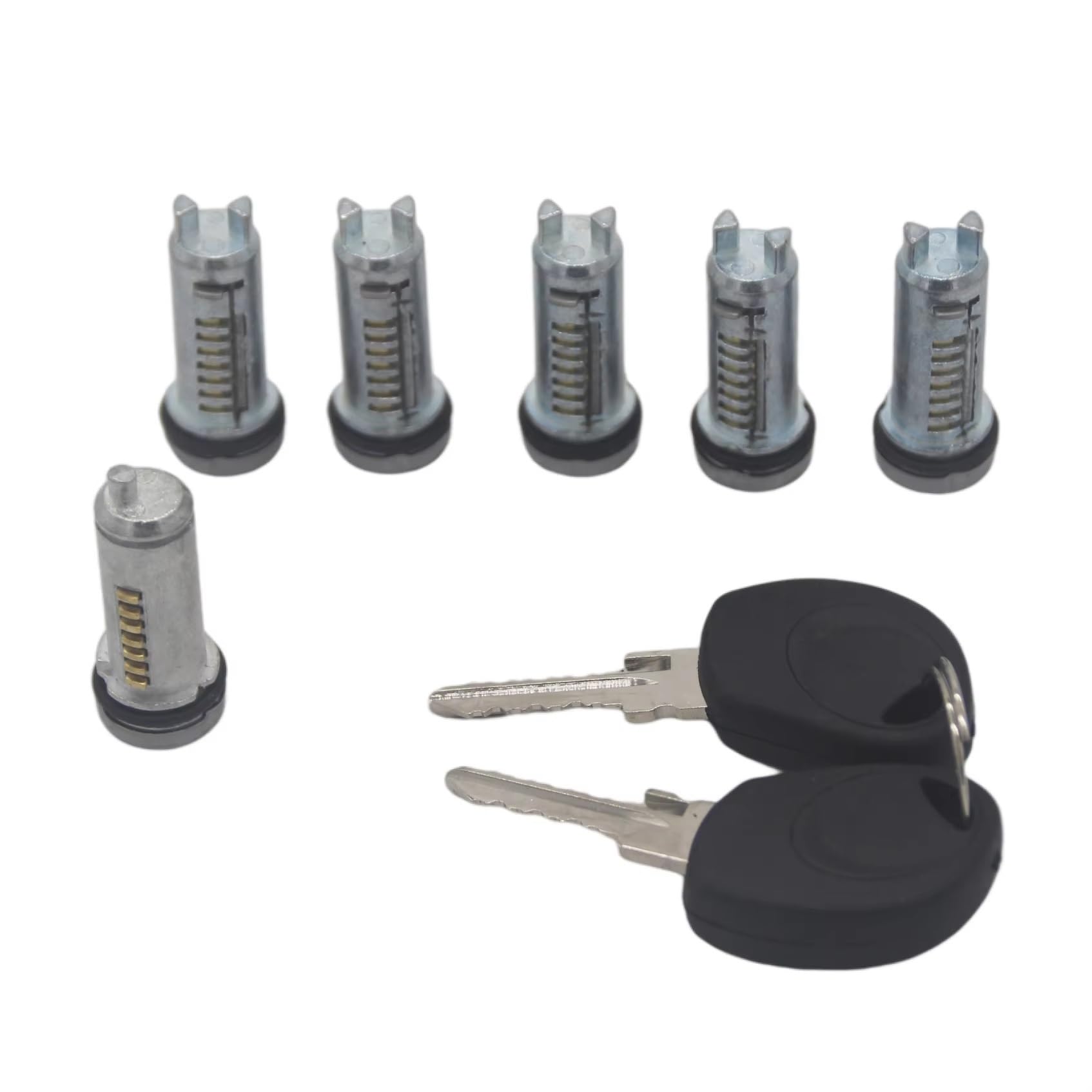 Türschloss Stellmotor TÜRSCHLOSSZYLINDER FÜR IVECO FÜR Daily 2000-2012 2996076 2996075 2992551 2991727 Türverriegelungsaktuator(Black Keys) von Btnuahq