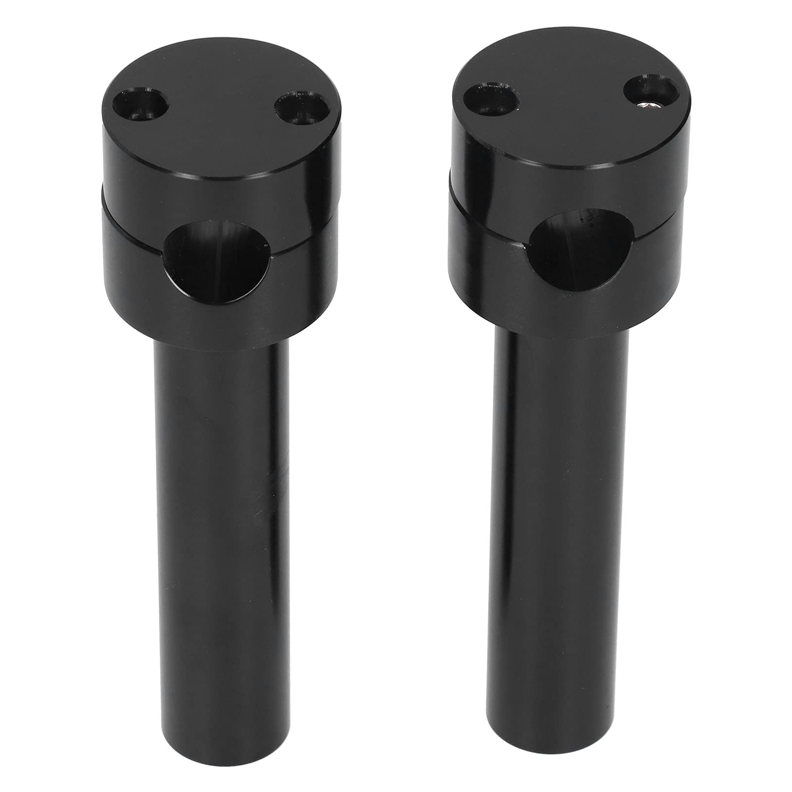 1 Paar Motorrad Lenker Riser 22mm Runde Lenkererhöhungen Universal Chrom Aluminiumlegierung Aufzug Lenkerhalter Lenkerklemme für Motorrad Modifikation, Schwarz 1 Paar Motorrad Lenker Riser 22mm Runde Lenkererhöhungen Universal Chrom Aluminiumlegierung Aufzug Lenkerhalter Lenkerklemme für Motorrad Modifikation, Schwarz von Buachois