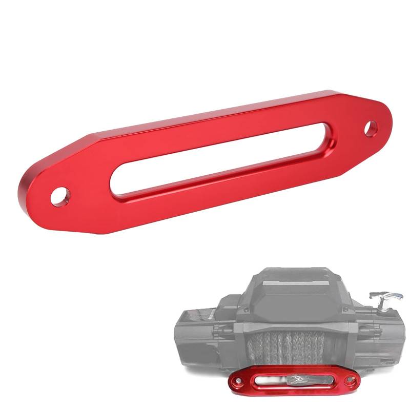 10 Zoll / 25.4 cm Hawse Fairlead, Aluminium Seilwinden Seilfenster Winde Seilführung, Geländewagen Winde Kabel Kabelführung für Seilwinde 8000-15000 Lbs von Buachois