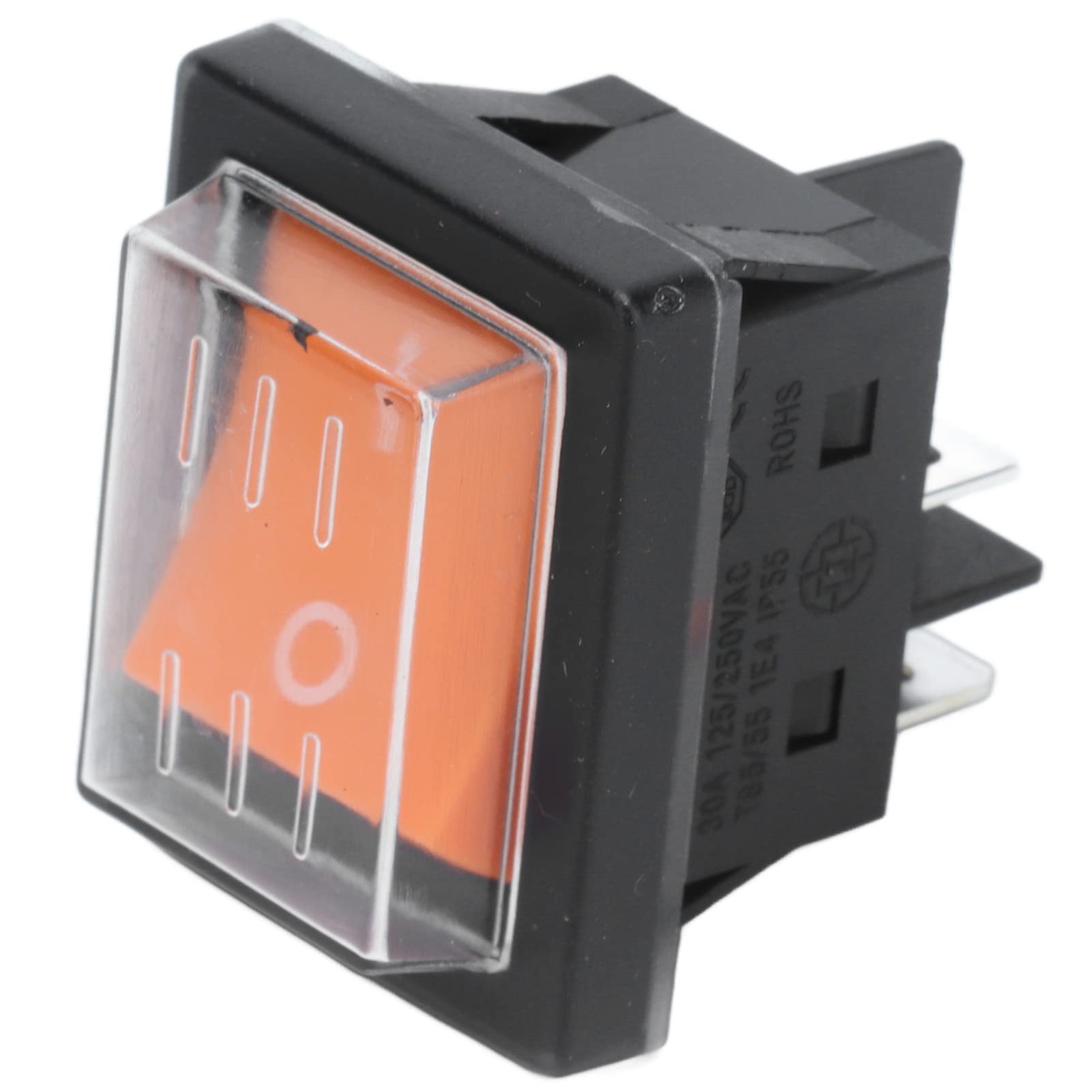 Ein-Aus Kippschalter 4 polig 125/250 VAC 30A 4 Polig Wippschalter ABS Wasserdicht Bootstyp Schalter mit LED Licht für Häuser, Industrie,DIY Ein-Aus Kippschalter 4 polig 125/250 VAC 30A 4 Polig Wippschalter ABS Wasserdicht Bootstyp Schalter mit LED Licht für Häuser, Industrie,DIY von Buachois