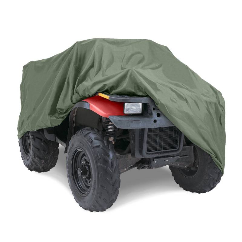 Budge ATV-1 Sportsman ATV-Abdeckung, Olivgrün, wasserdicht, strapazierfähig, groß, 190,5 cm lang x 114,3 cm breit x 86,4 cm hoch von Budge