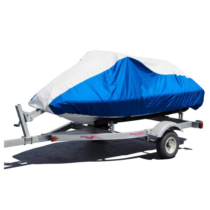 Budge Deluxe Jet Ski-Abdeckung für Jet-Ski, 307,3 cm bis 342,9 cm lang, Blau/Grau (BA231213015) von Budge