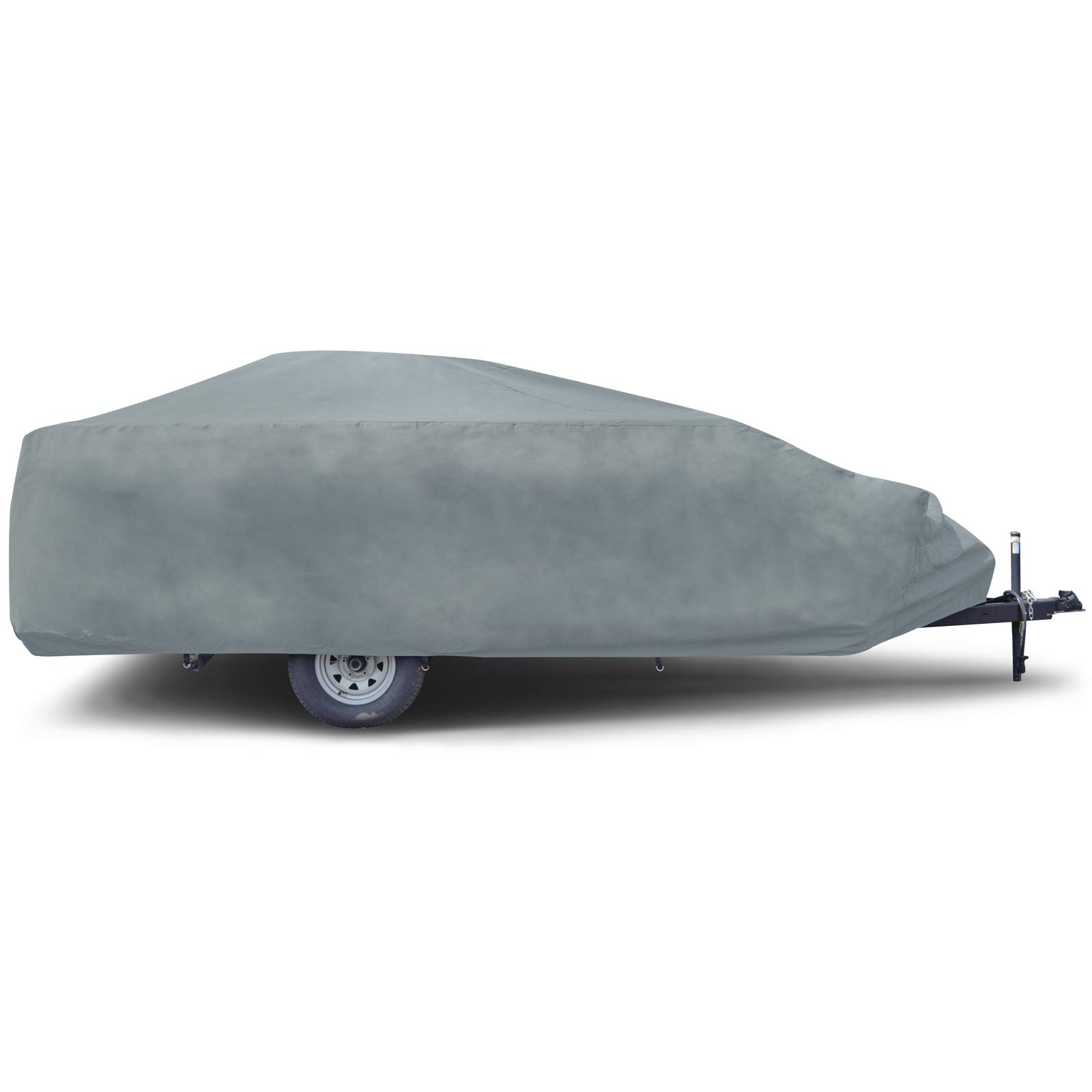 Budge - RVRB-62 Klappbare Wohnmobil-Abdeckungen, passend für zusammenklappbare Wohnmobile, 30,5 cm bis 38,1 cm lang (Grau, Polypropylen) von Budge