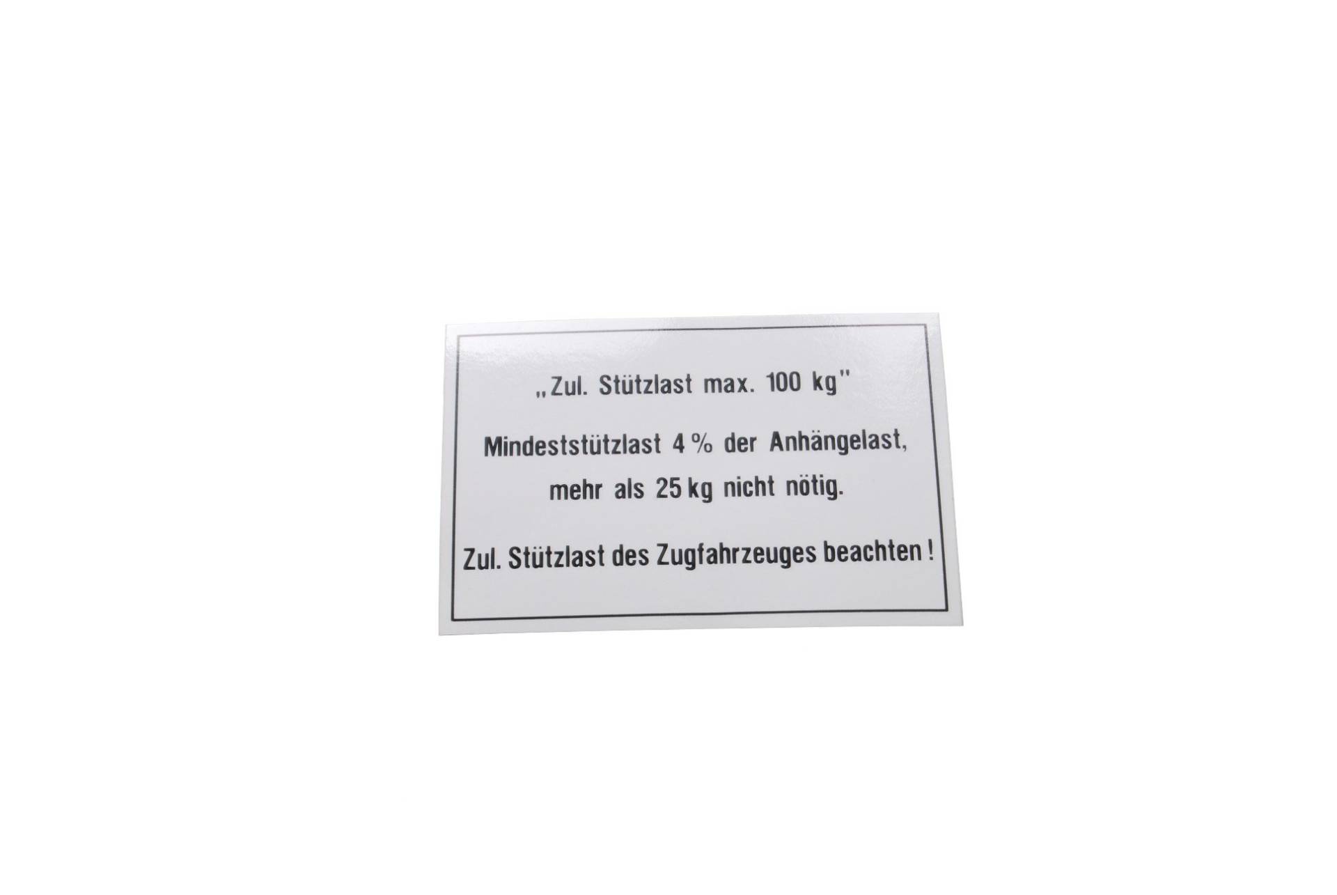 BÜNTE 40056 Stützlastschild BÜNTE 40056 Stützlastschild von Bünte