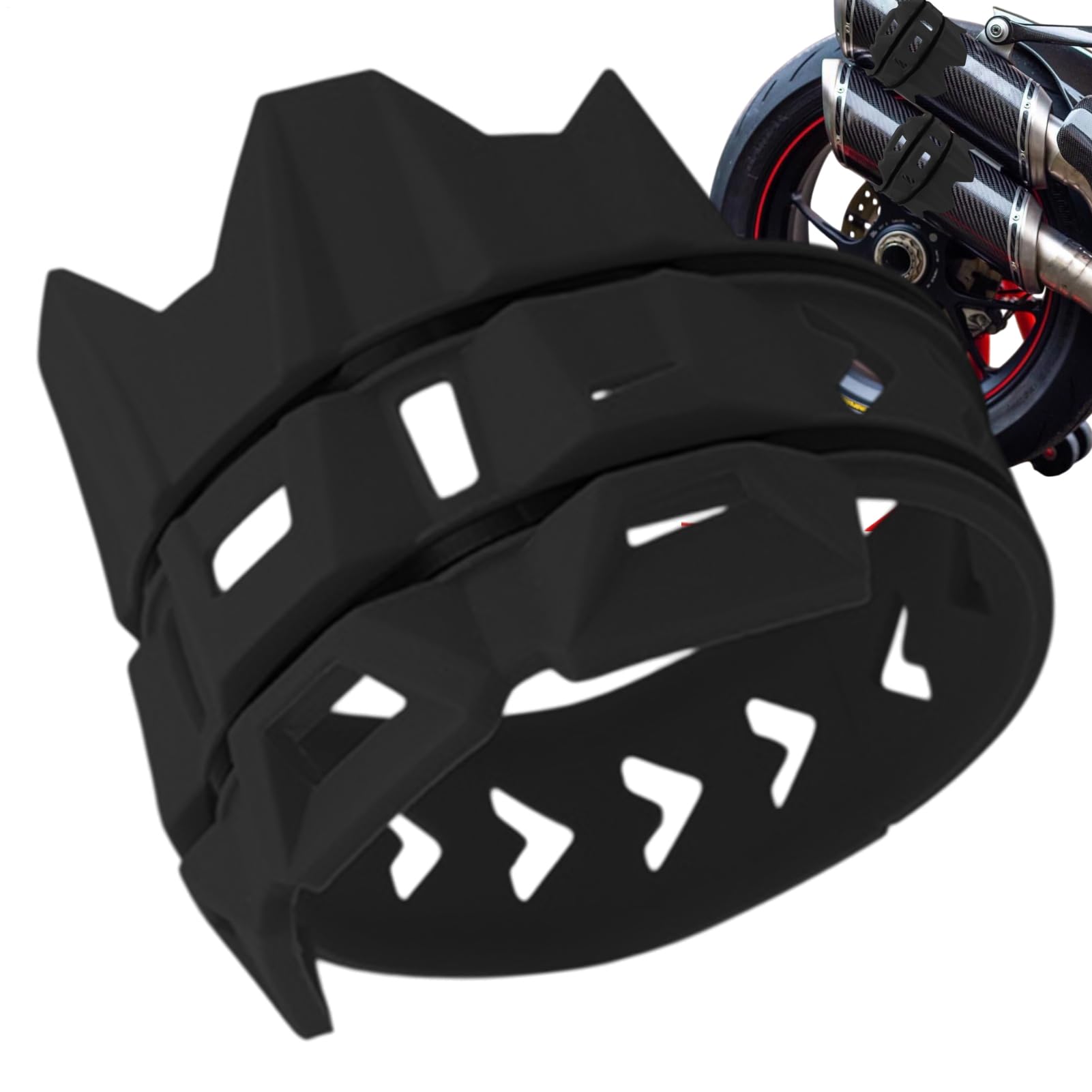 Buerfu Motorrad Auspuff Endrohrschutz Escape Endrohr Guard Schutzabdeckung Elastischer Schalldämpfer Endrohrring für Erwachsene Enthusiasten und Profis Buerfu Motorrad Auspuff Endrohrschutz Escape Endrohr Guard Schutzabdeckung Elastischer Schalldämpfer Endrohrring für Erwachsene Enthusiasten und Profis von Buerfu