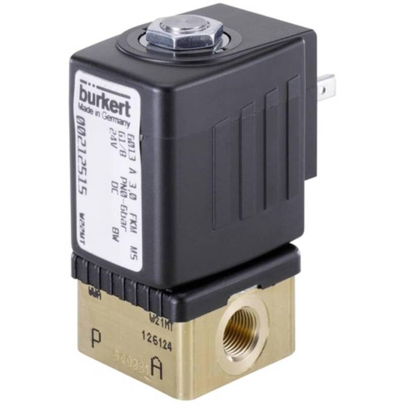 Bürkert Direktgesteuertes Ventil 125301 6013 24 V/DC G 1/4 Muffe Nennweite (Details) 3 mm 1 St. von Bürkert